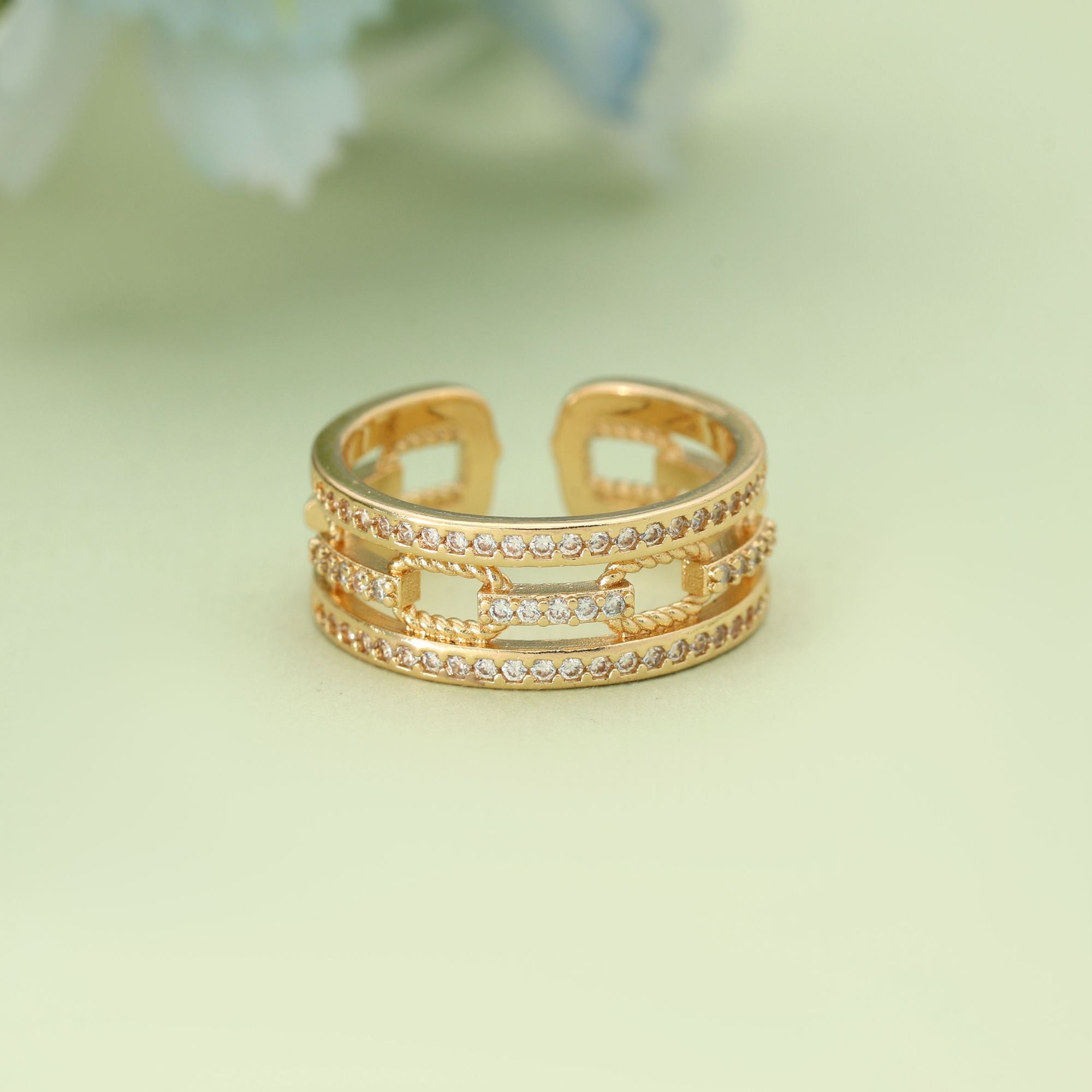 Gold Color Fashion Rings