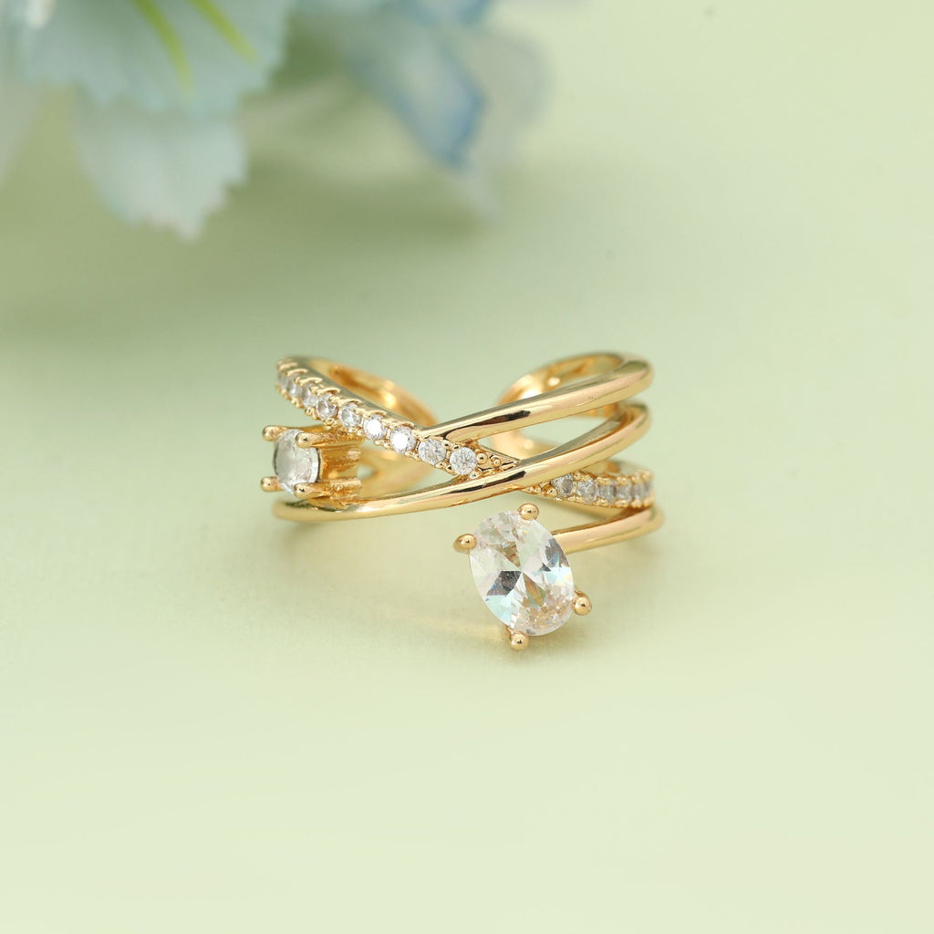 White Color Fashion Rings