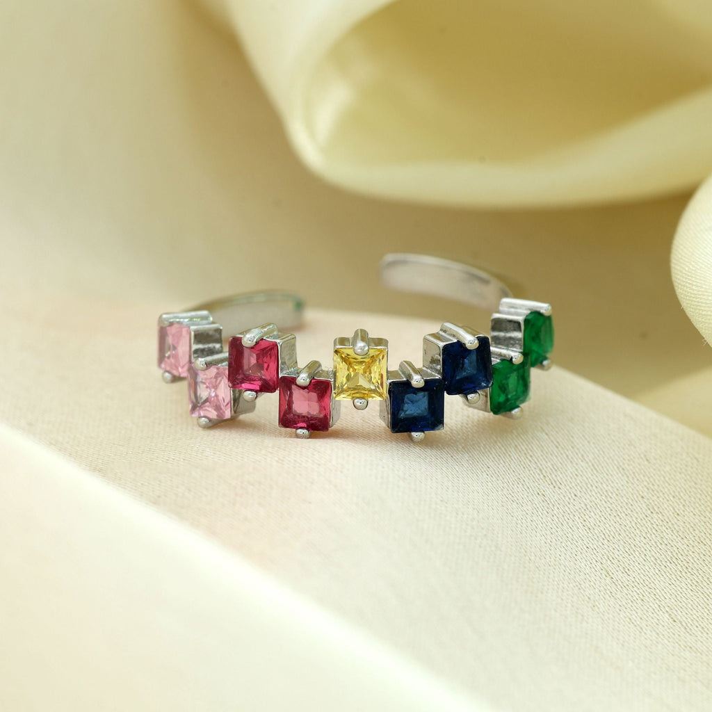 Multi Color Fashion Rings