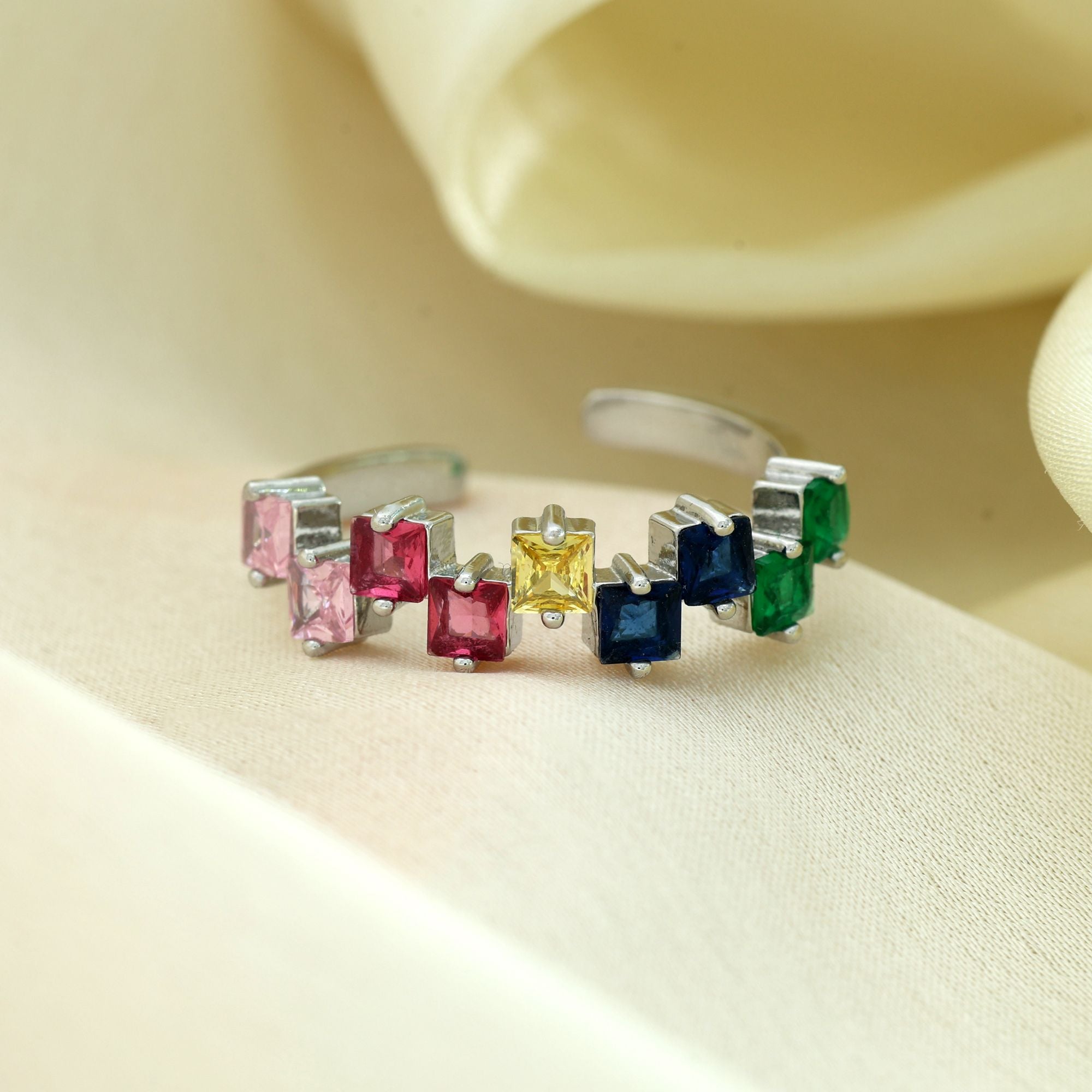 Multi Color Fashion Rings