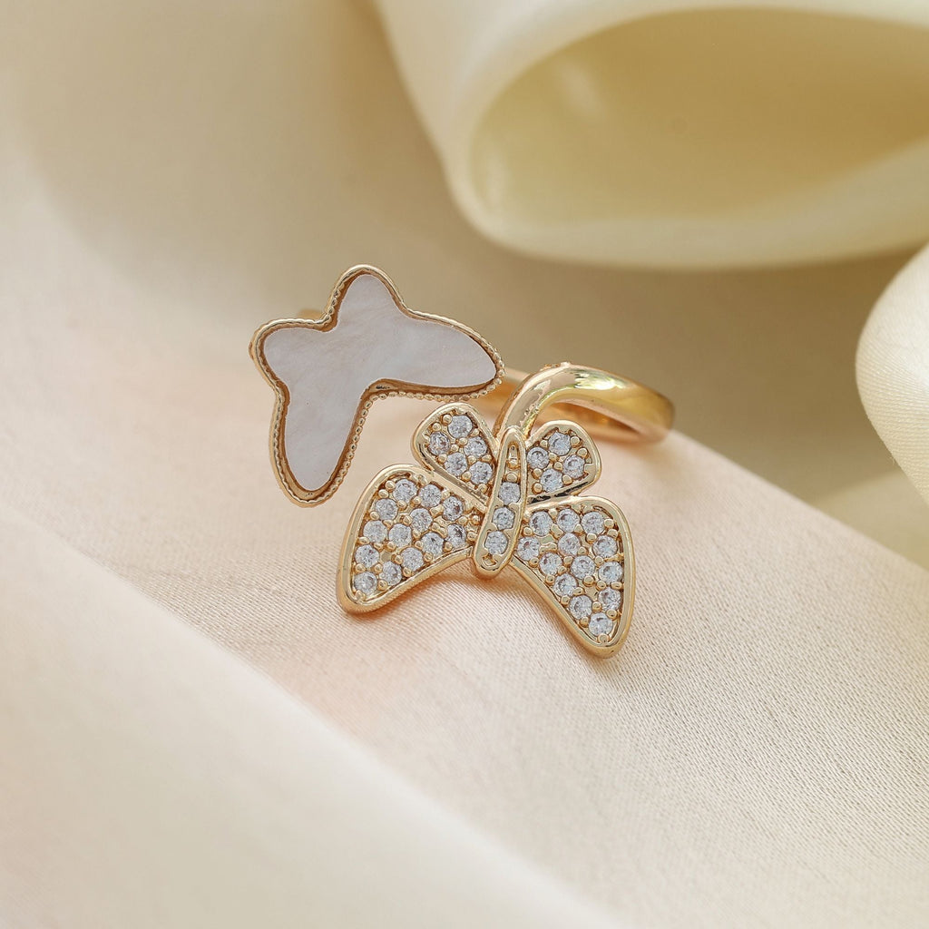 White Color Fashion Rings