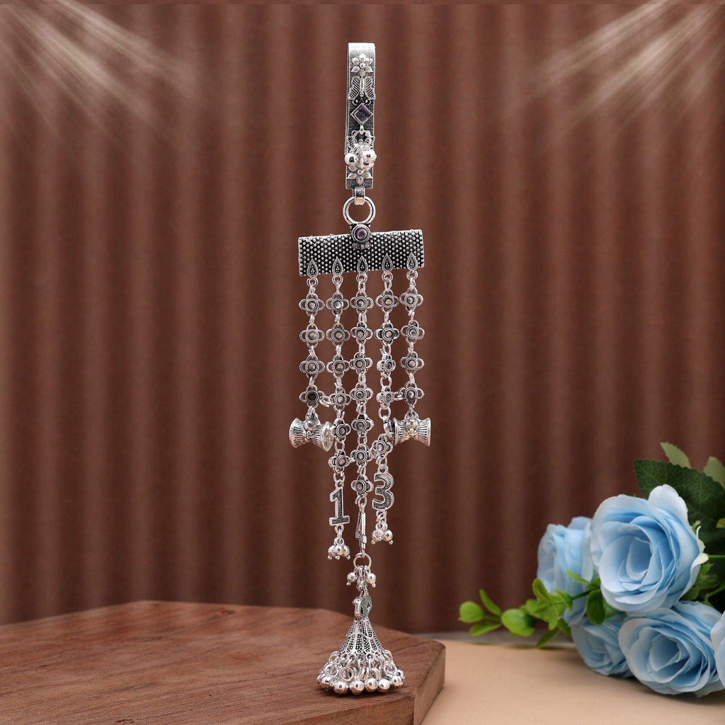 Silver Color Oxidised Kamar Juda Crafted For Cultural Dance And Bridal Wear