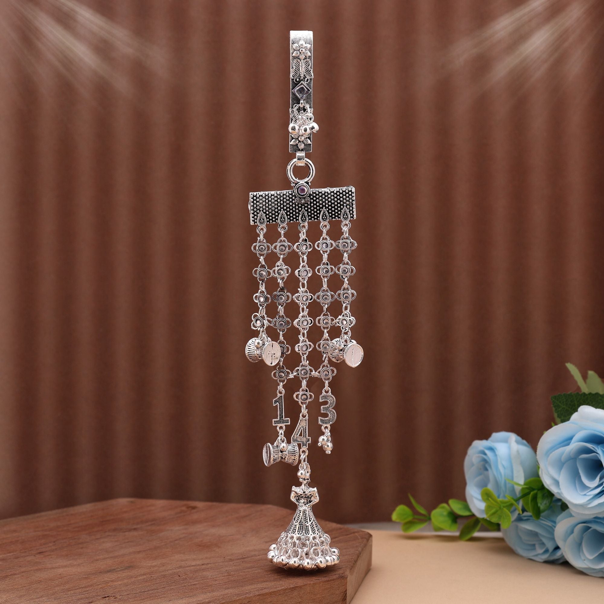 Silver Color Oxidised Kamar Juda Offering Timeless Elegance For Traditional Styles