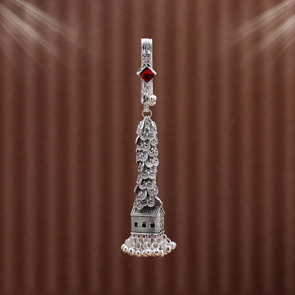 Maroon Color Oxidised Kamar Juda Crafted To Enhance Bridal Styles