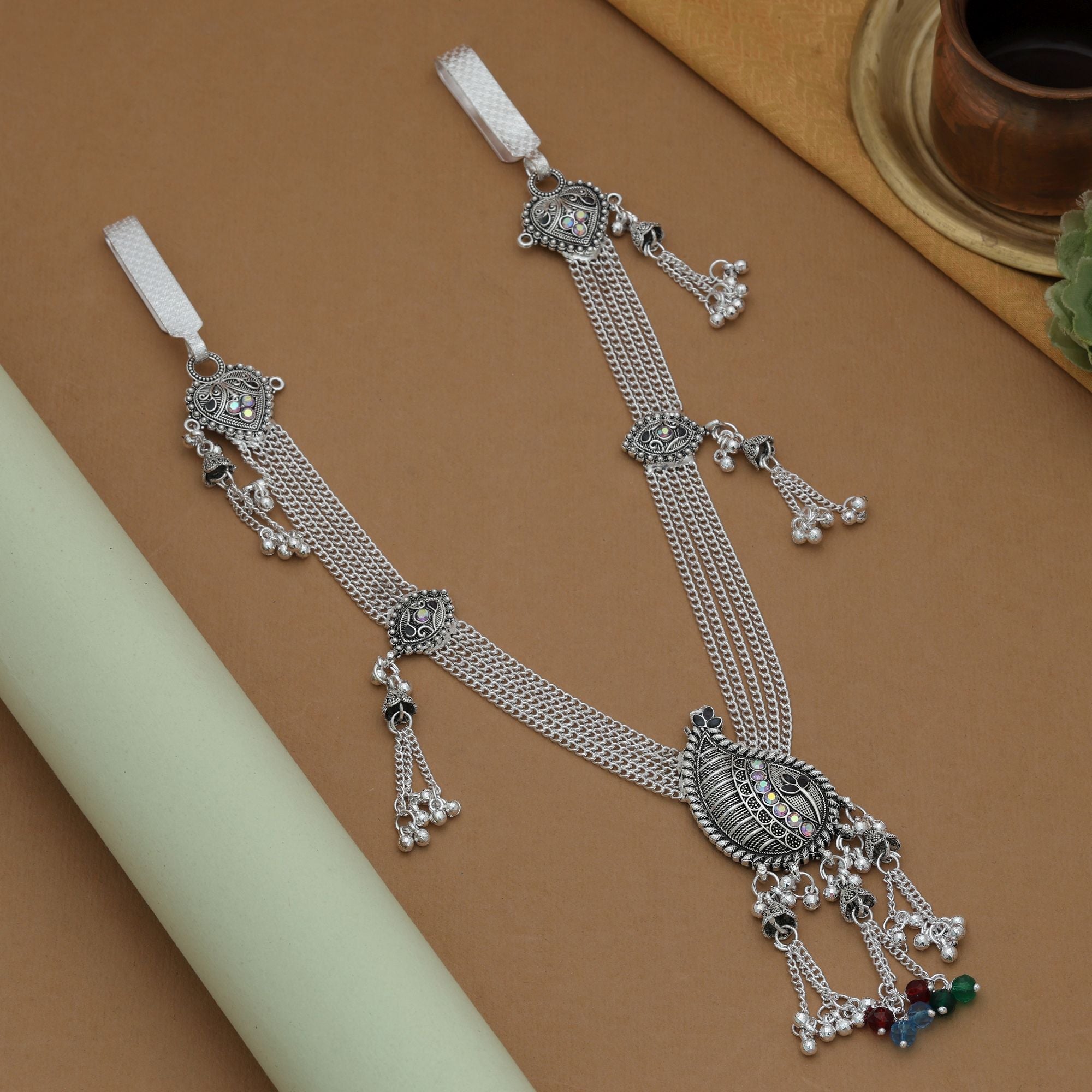 Assorted Color Oxidised Kamarband (Festive)
