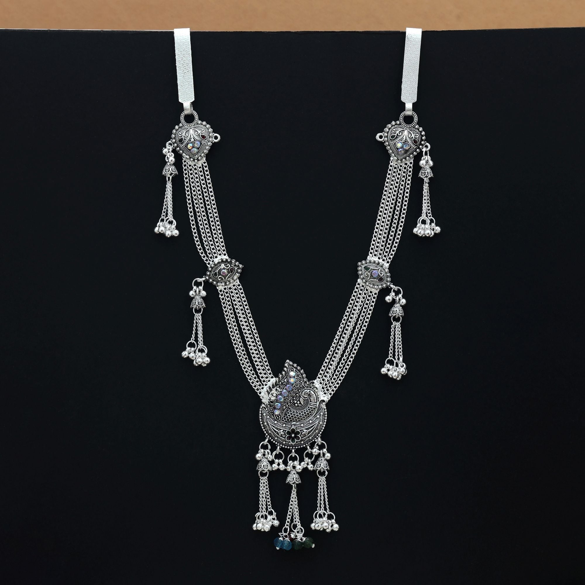 Assorted Color Oxidised Kamarband (Antique)