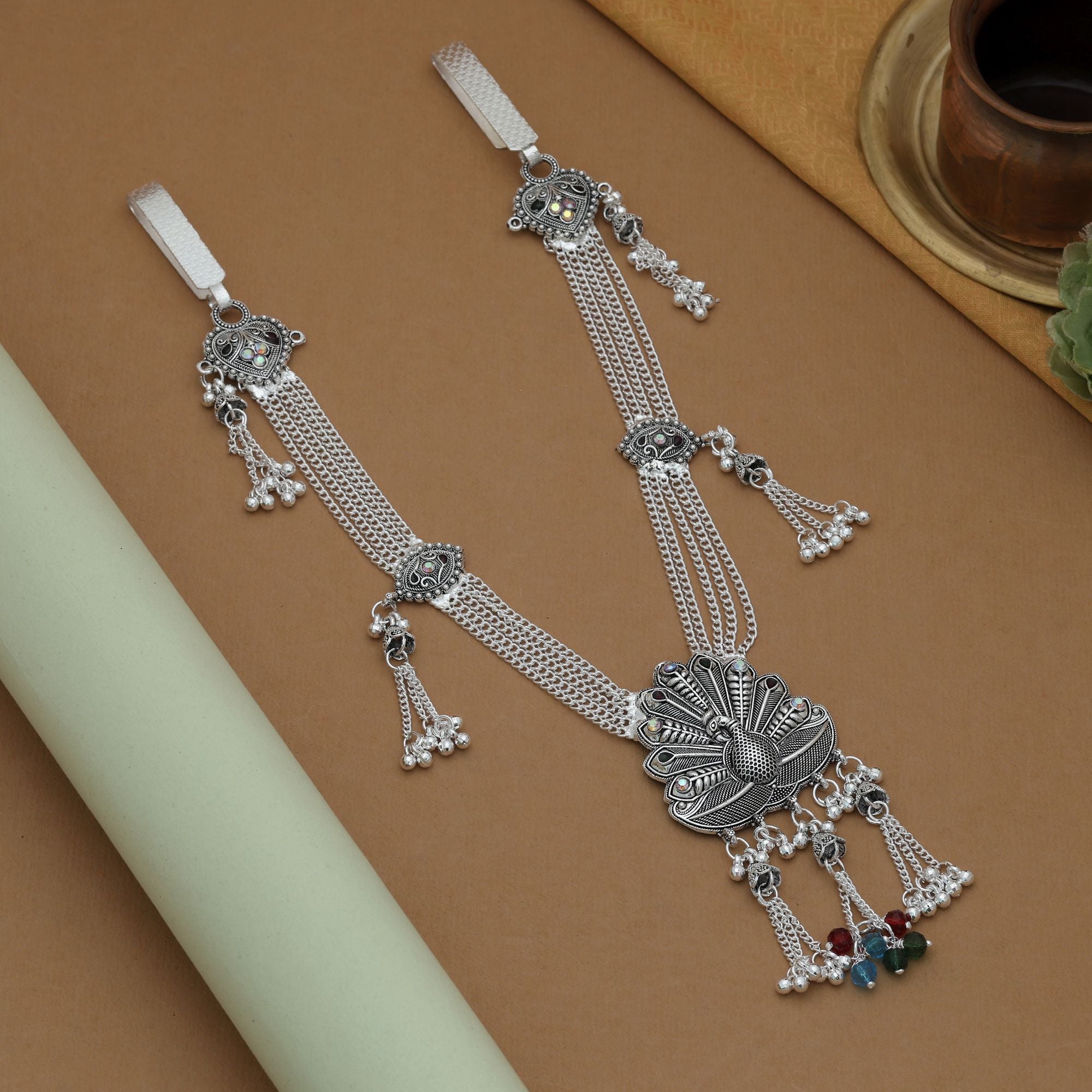 Assorted Color Oxidised Kamarband (Vintage Ethnic)