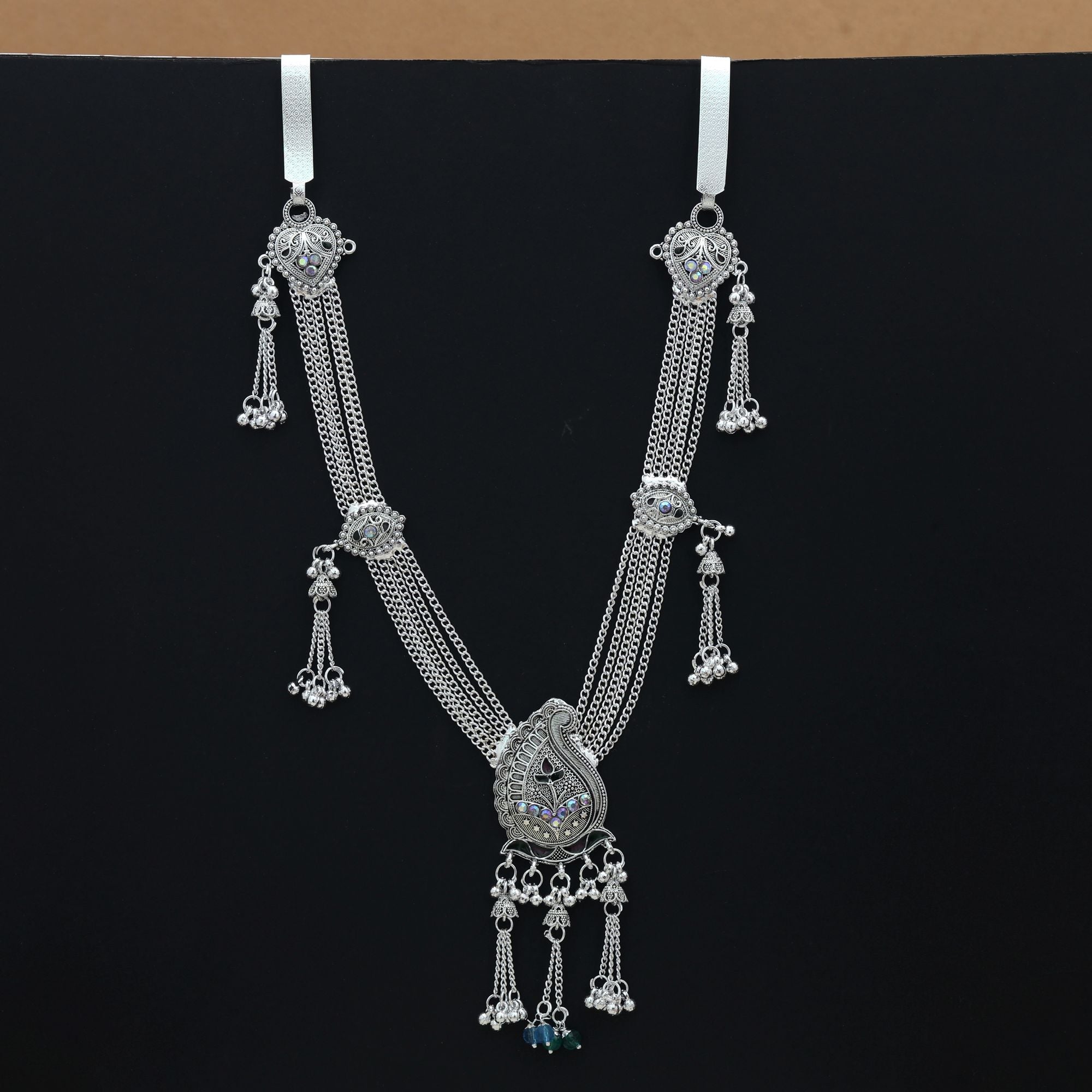 Assorted Color Oxidised Kamarband (Traditional)