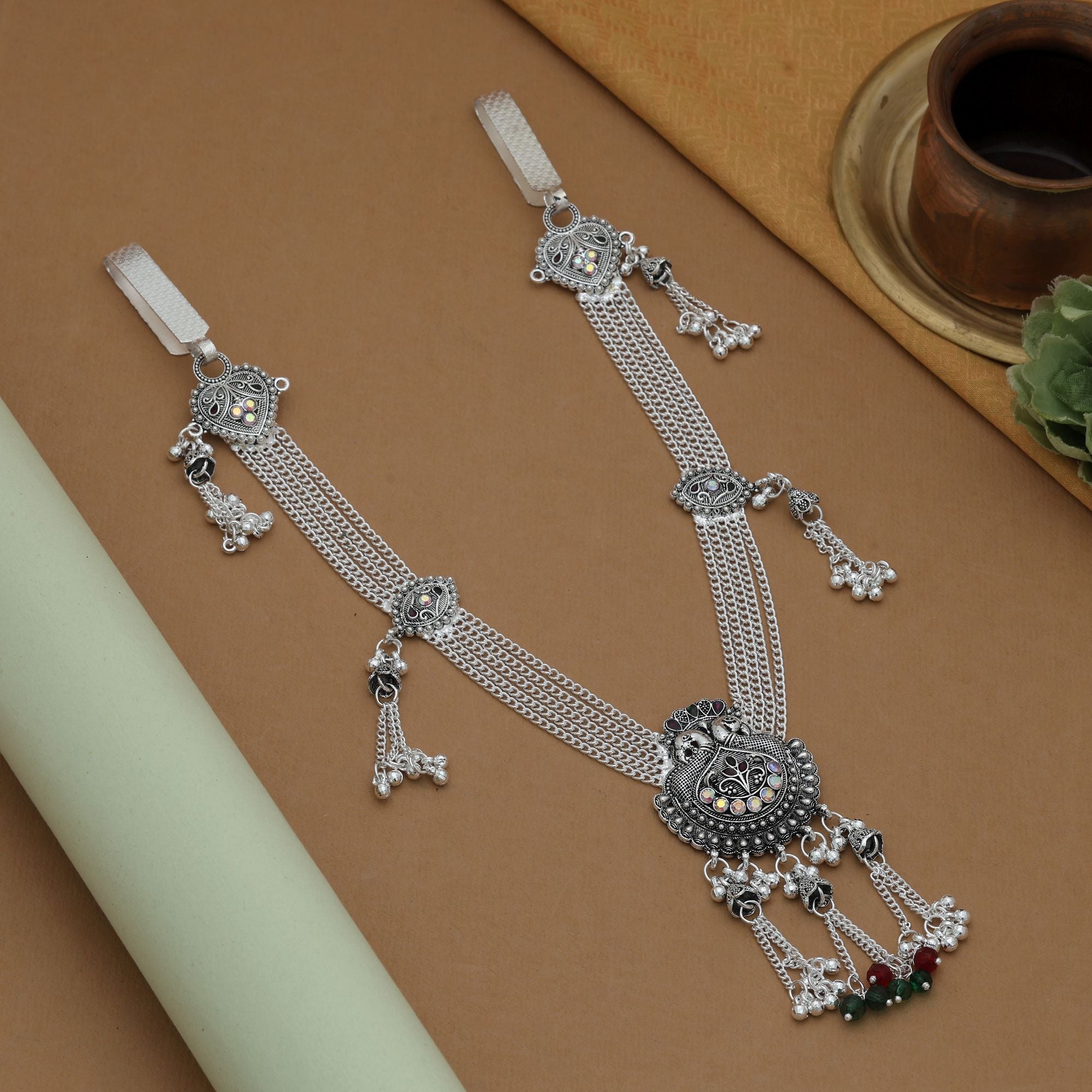 Assorted Color Oxidised Kamarband (Tribal Style)
