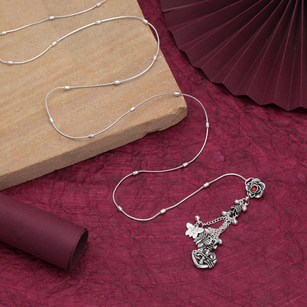 Red Color Traditional Oxidised Kamarband For Women