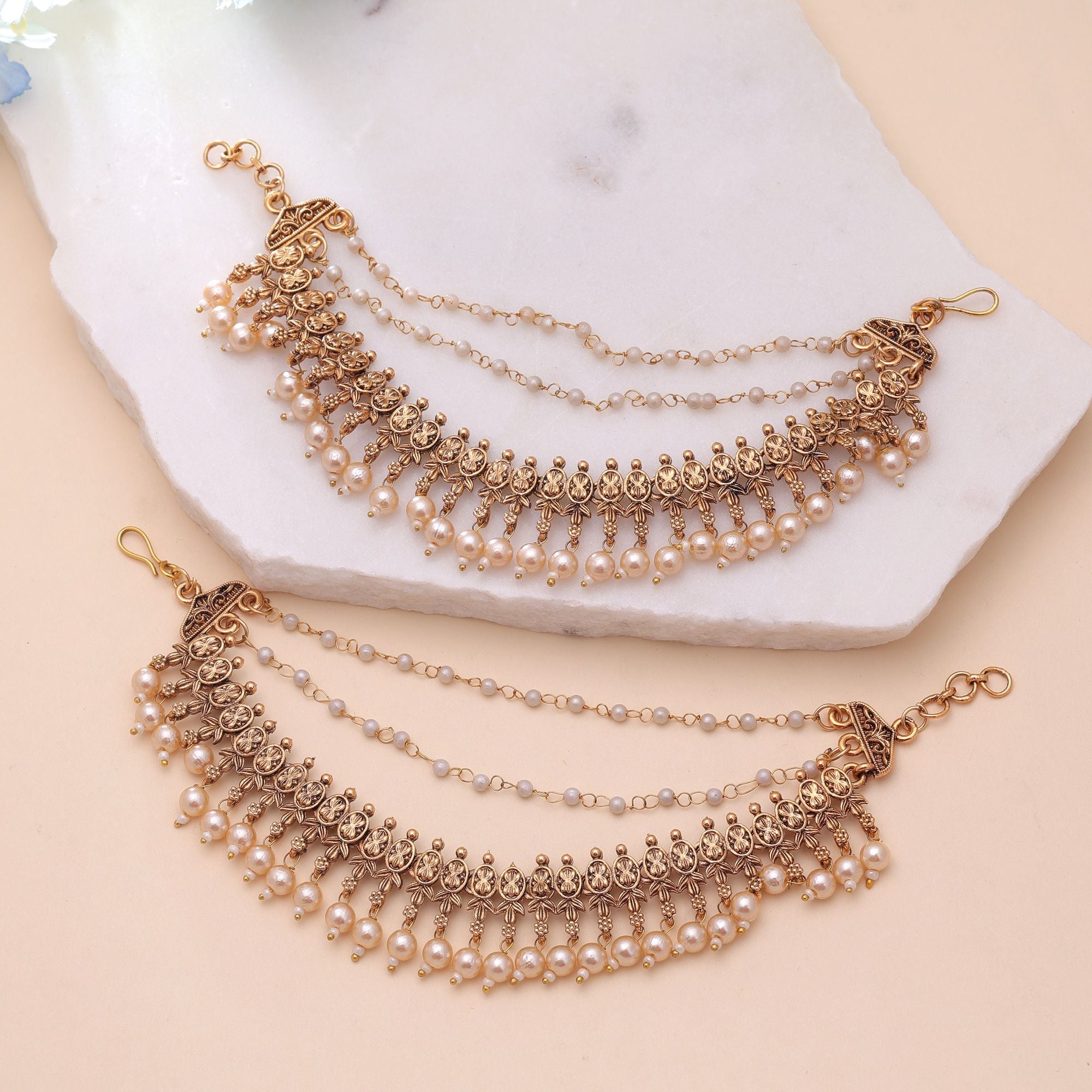 Gold Color Fashion Earrings Chain