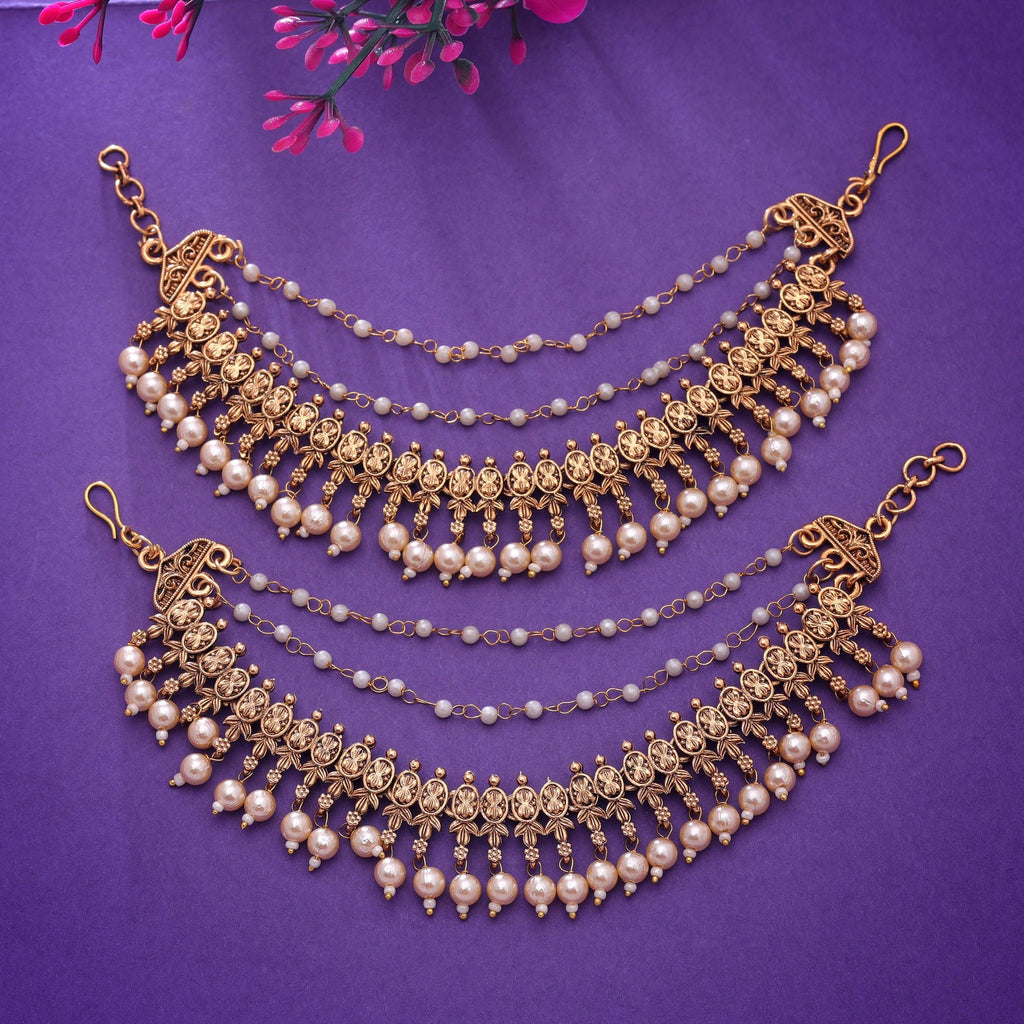 Gold Color Fashion Earrings Chain