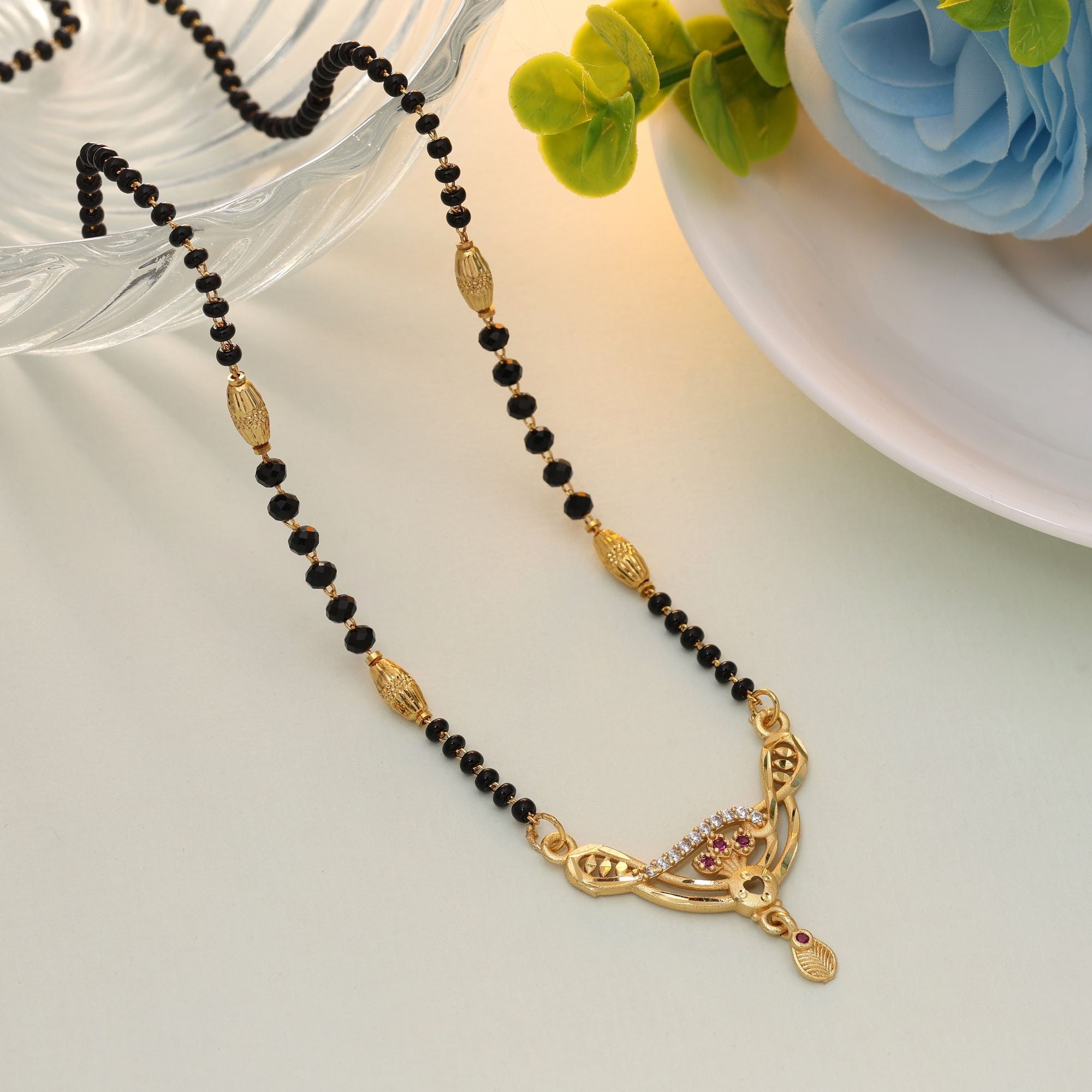 Gold Mangalsutra for Sarees & Ethnic Wear