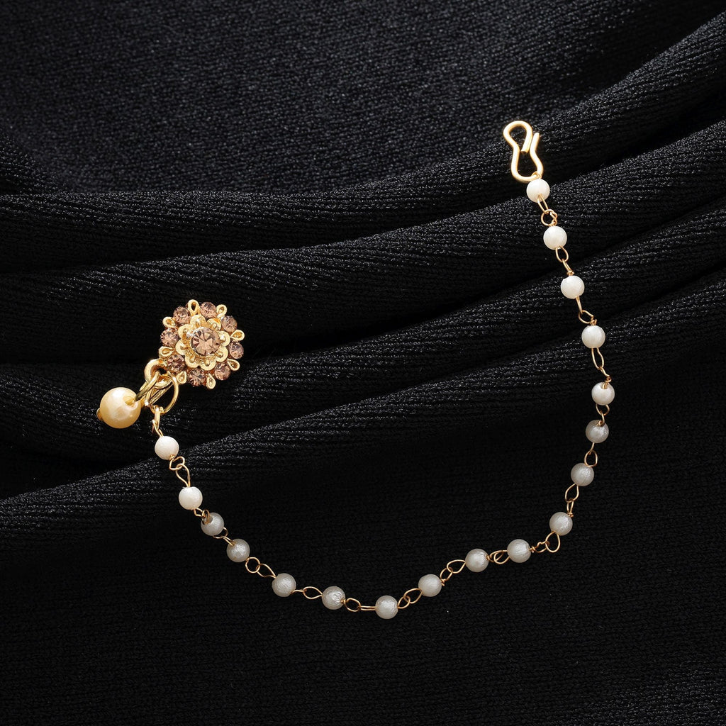 Gold Color Nose Nath Bridal Wear Style