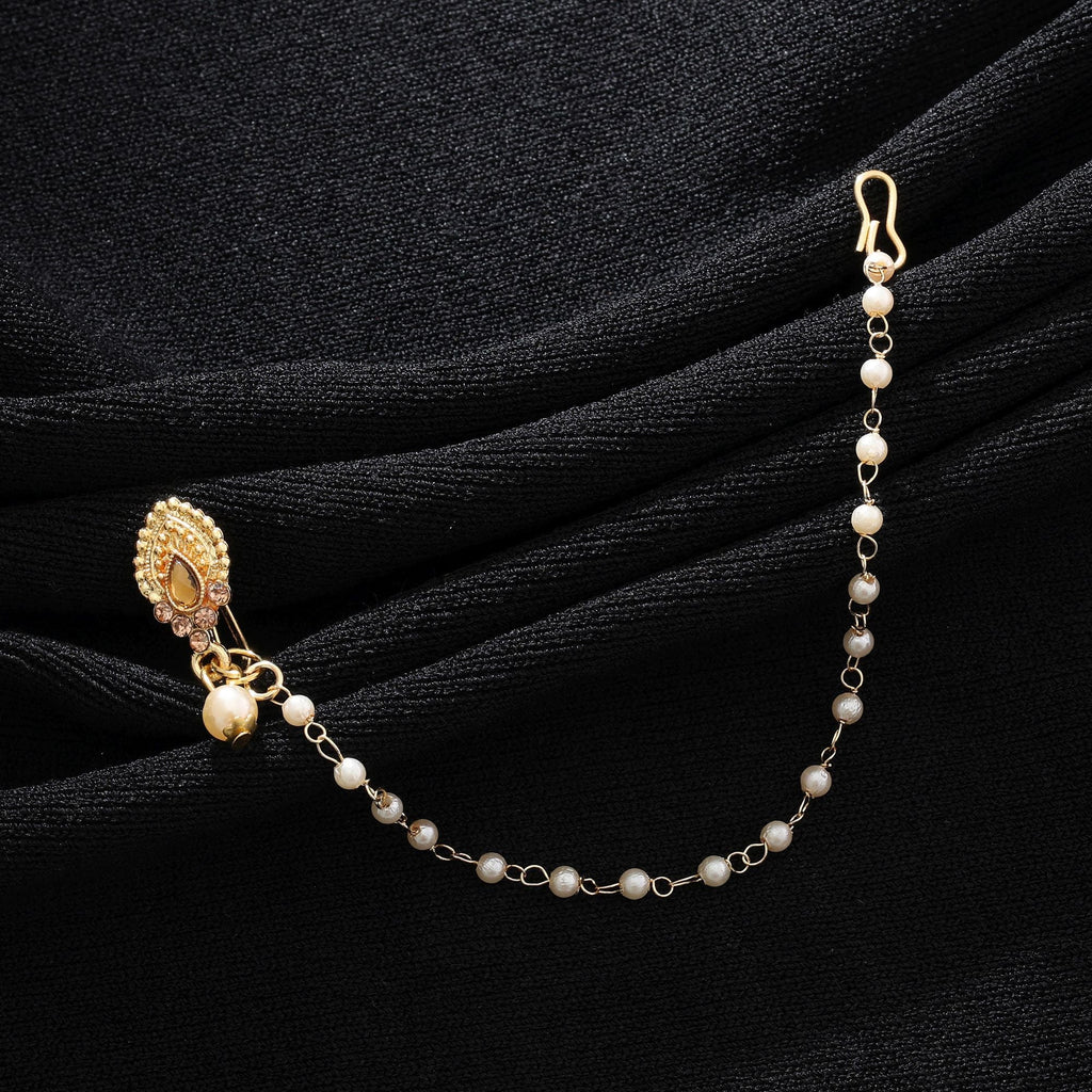 Gold Color Nose Nath Classic Style