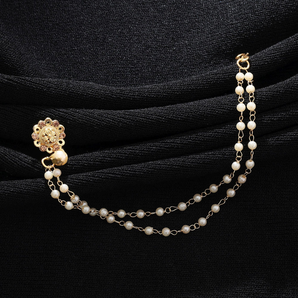 Gold Color Nose Nath Bridal Classic Style