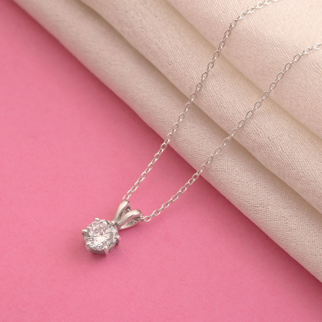 Silver Color 925 Silver Pendant (OMP104SLV)