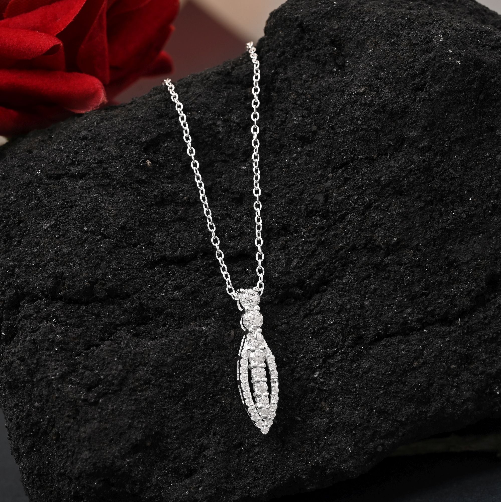 Silver Color 925 Silver Pendant (OMP117SLV)