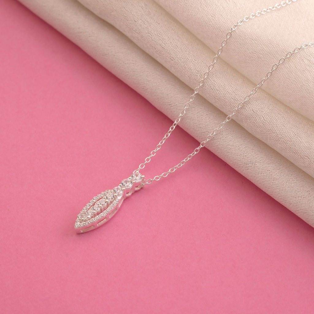 Silver Color 925 Silver Pendant (OMP117SLV)