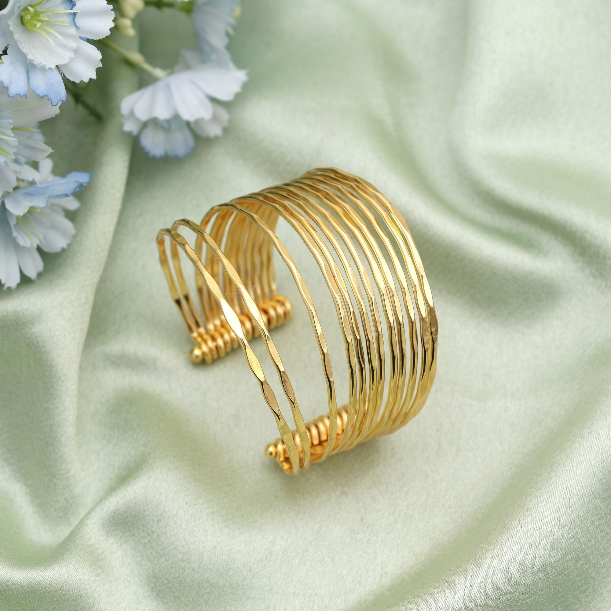 Charming Gold Color Bracelet Perfect For Adding Sophisticated Glow To Every Traditional Celebration