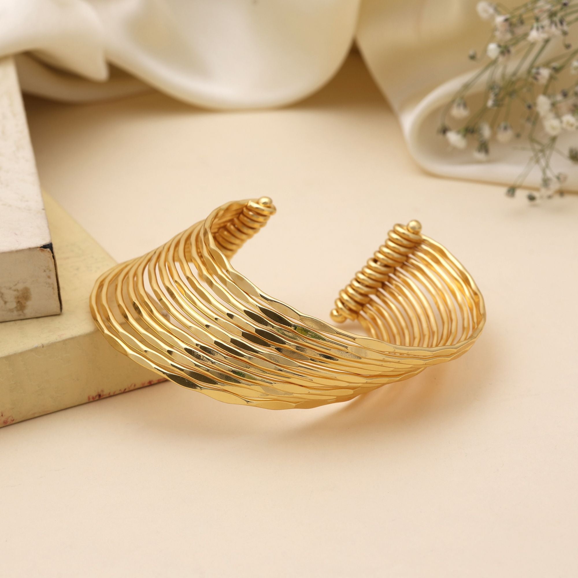 Charming Gold Color Bracelet Perfect For Adding Sophisticated Glow To Every Traditional Celebration