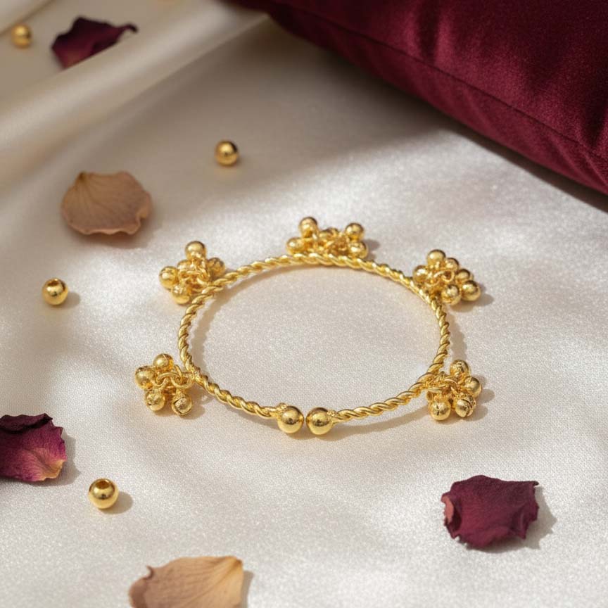 Gold Color Gold Plated Bracelet (PLKB115GLD)