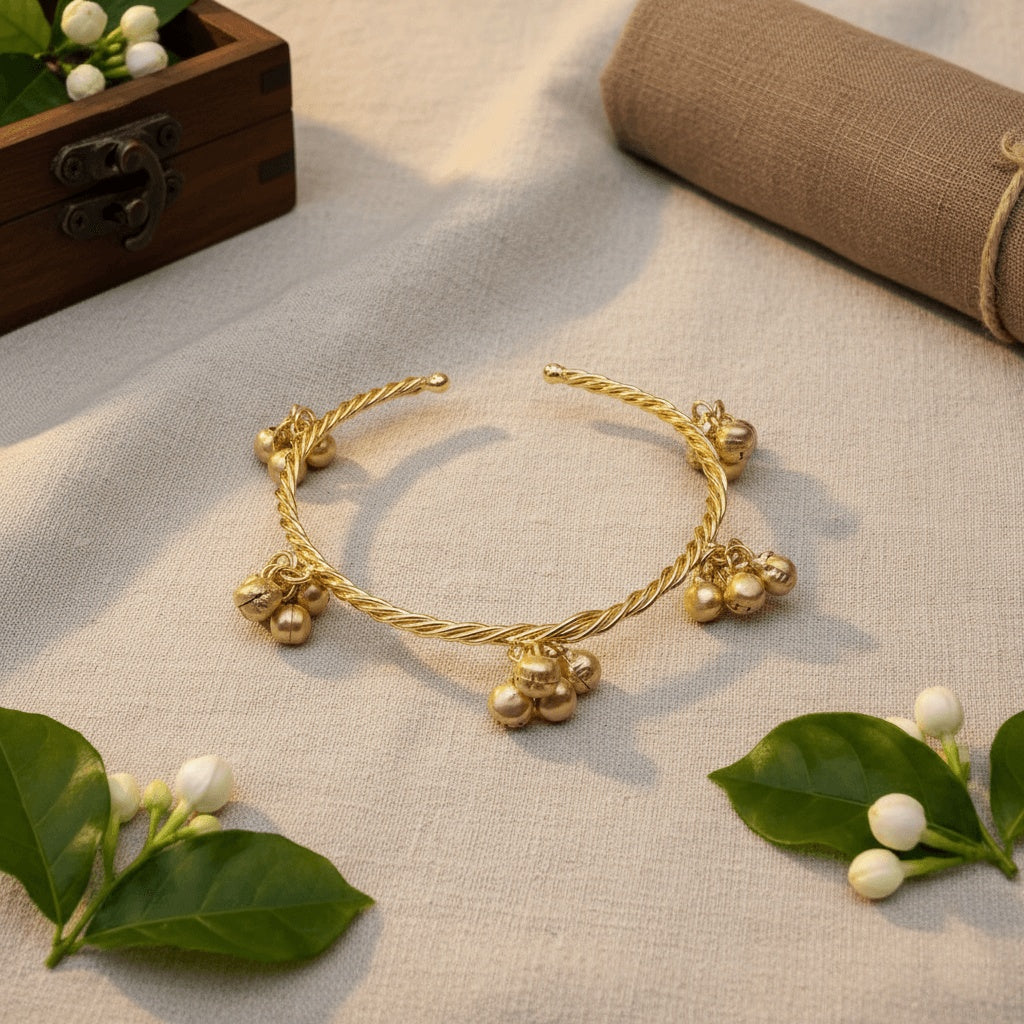 Gold Color Gold Plated Bracelet (PLKB116GLD)