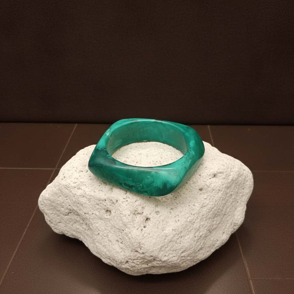 Rama Green Color Fashion Bangle Size: 2.6 (PLKB118RGRN)