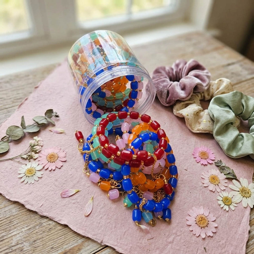 Multi Color Set of 12 Bracelet Rakhis Ethnic Style