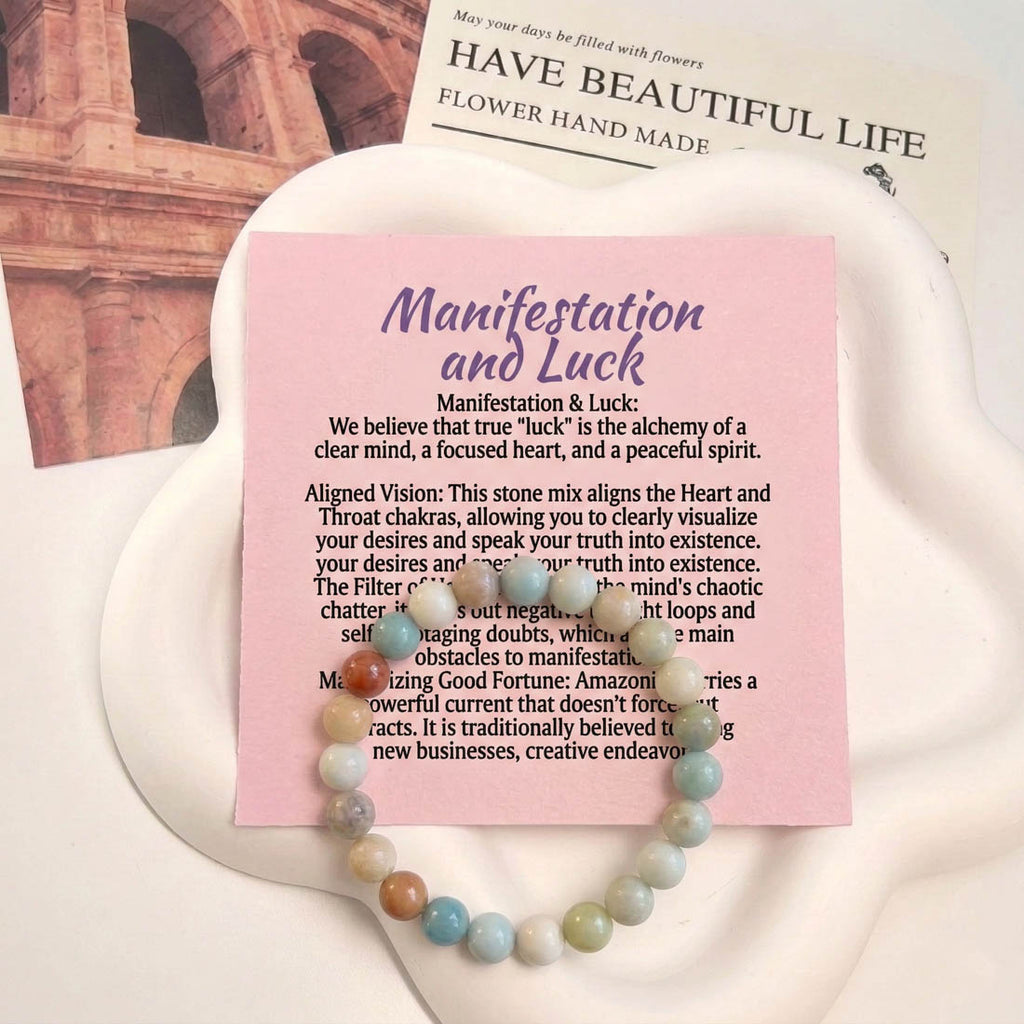 Multi Color Multi Amazonite Stone Bracelet