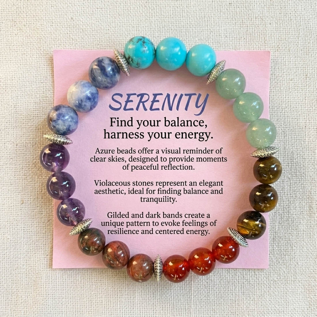 Multi Color Seven Chakra Bracelet