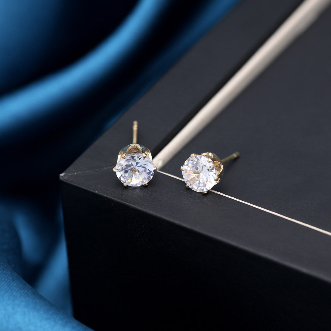 White Color Stud Earrings Combo Of 60 Pairs