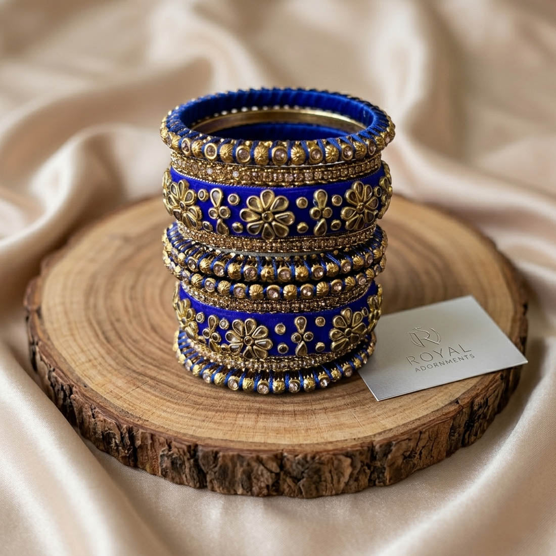 Blue Color 1 Set Of Bangle Stylish Daily Wear Jewelry