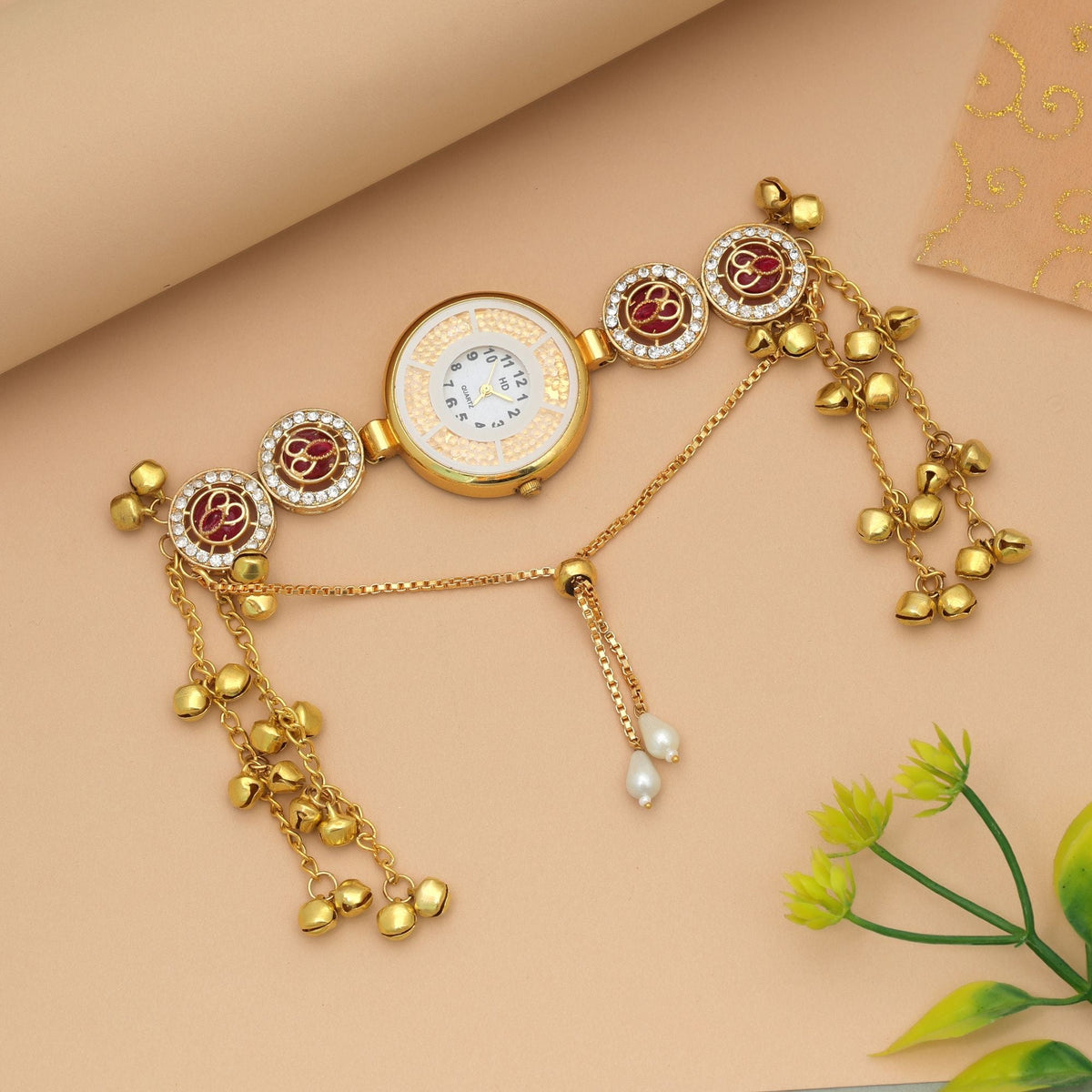 Rani Color Kundan Watch Classic Style