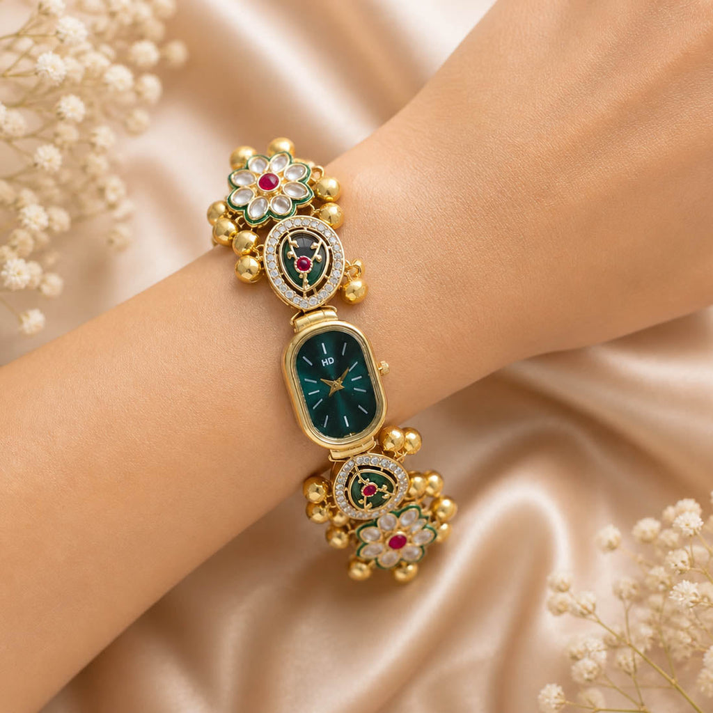 Rani & Green Kundan Watch Festive Collection
