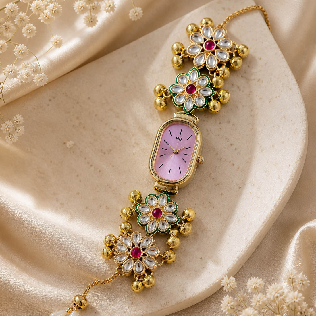 Rani Kundan Watch for Girls & Women Traditional