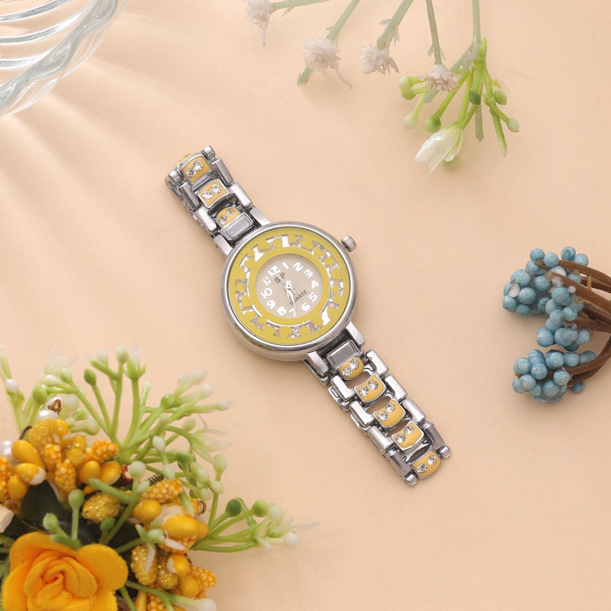 Silver Plated Watch For Girls & Women with Contemporary Style